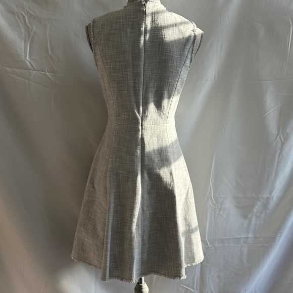 Rebecca Taylor Slub Suiting Dress Size 4 - Picture 6 of 14